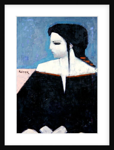 Antoinette in Black, 1992 by Endre Roder