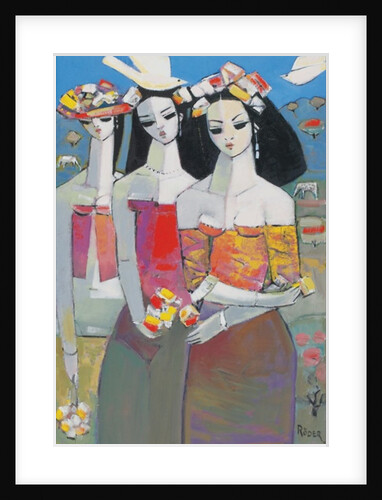 Two White Birds by Endre Roder