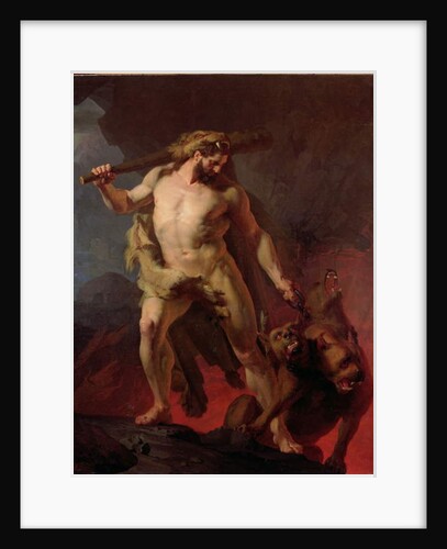 Hercules Removes Cerberus from the Gates of Hell, 1855 by Johann Koler