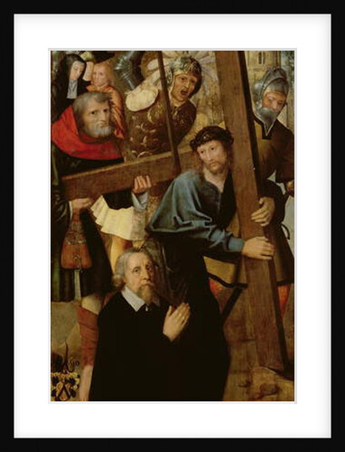 Christ Carrying the Cross, left wing from the Altar of St. Anthony, 1510-18 by School Netherlandish