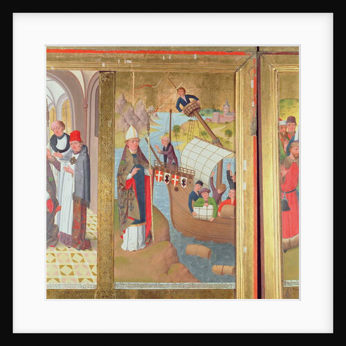 St. Nicholas saving a ship by Hermen Rode