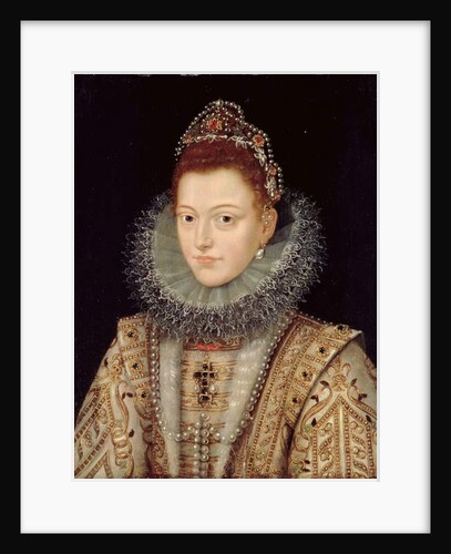 Portrait of Isabella Clara Eugenia c.1599 by Frans II Pourbus