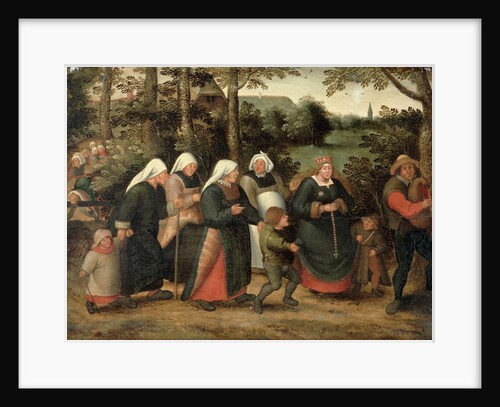 The Procession of the Bride by Pieter the Younger Brueghel