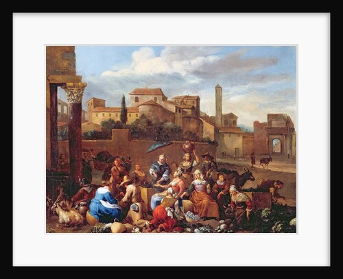 Vegetable Market in Italy by Hendrick Mommers