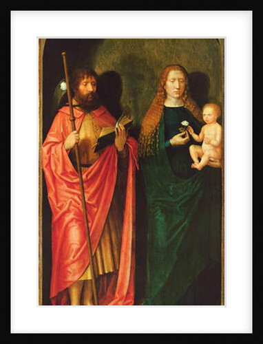 Madonna and Child with the Apostle James the Elder by Michiel Sittow