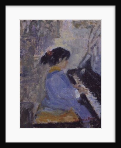 At The Piano, 1994 by Patricia Espir