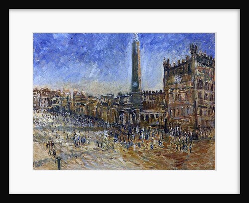 The Piazza in Siena, 1995 by Patricia Espir