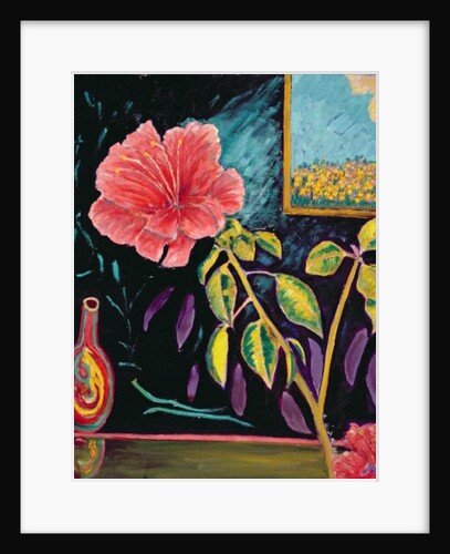 Hibiscus with Vase by Patricia Eyre