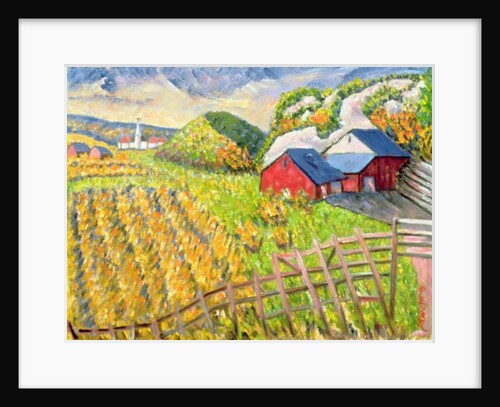 Wheat Harvest, Kamouraska, Quebec by Patricia Eyre