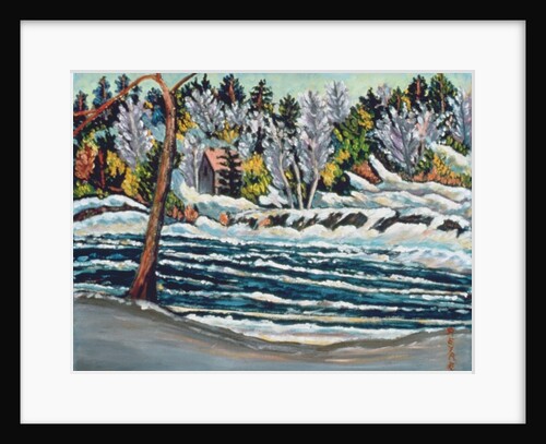 Winter Thaw, Gatineau River by Patricia Eyre