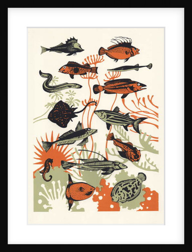 Orange Seaweed Fish, 2015 by Eliza Southwood