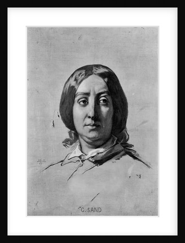 Portrait of George Sand by Thomas Couture