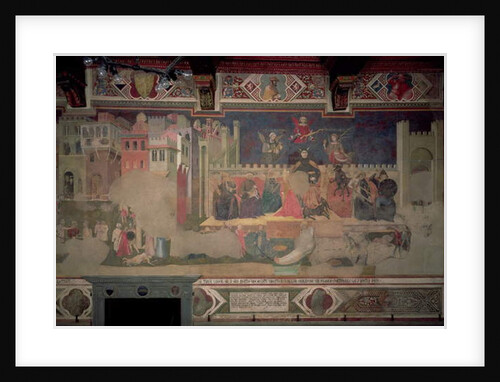 Allegory of Bad Government, 1388-40 by Ambrogio Lorenzetti