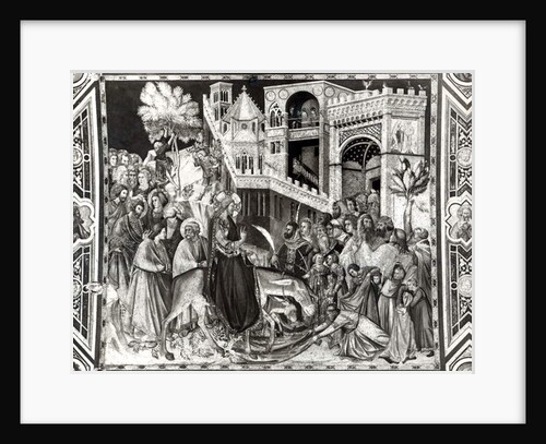 Entry of Christ into Jerusalem by Pietro Lorenzetti