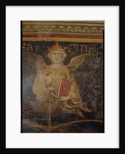 Allegory of Good Government, detail of Wisdom, 1338-40 by Ambrogio Lorenzetti