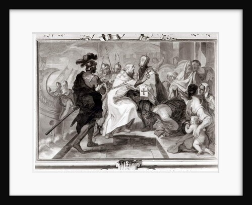 The Meeting of St. Ignatius of Antioch and St. Polycarp of Smyrna by Giacomo Triga