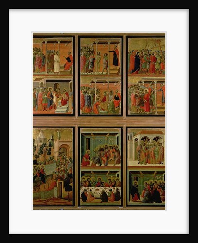 Maesta: eleven scenes from the Passion, 1308-11 by Duccio di Buoninsegna