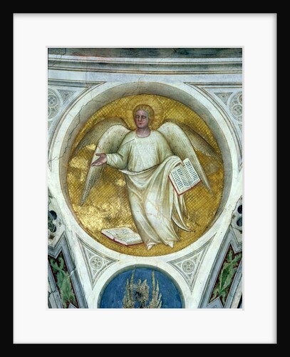 Angel in an oculus, 1360-70 by Giusto di Giovanni de' Menabuoi