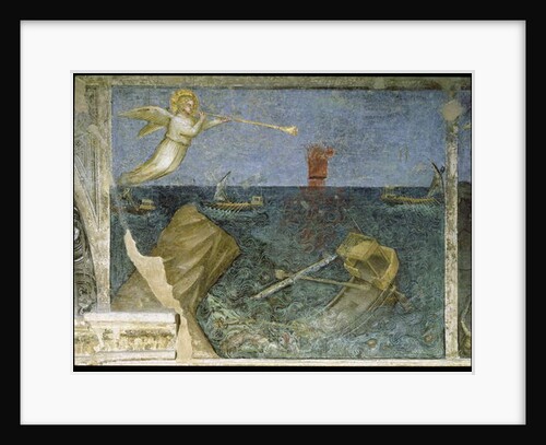 The Second Angel of the Apocalypse Creating a Storm, 1360-70 by Giusto di Giovanni de' Menabuoi