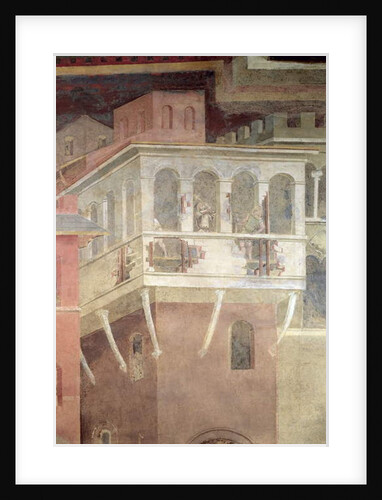 Allegory of Bad Government, detail of the demolition of a house, 1338-40 by Ambrogio Lorenzetti