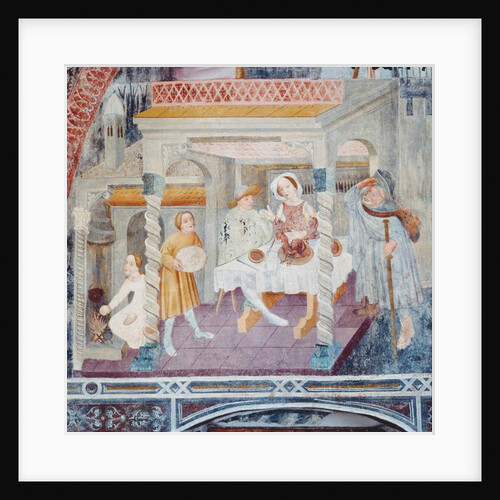 St. James Entering a House during a Meal by Italian School