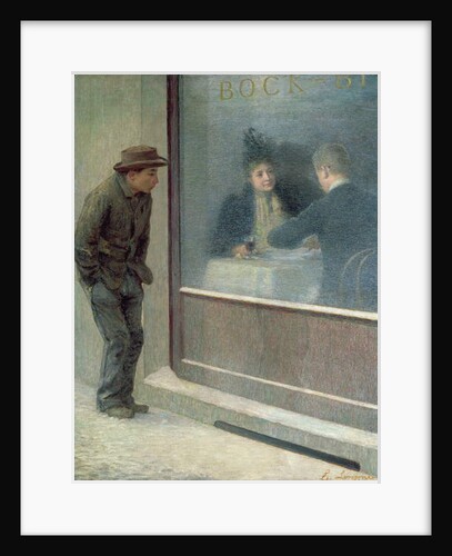 Reflections of a Starving Man or Social Contrasts, 1894 by Emilio Longoni