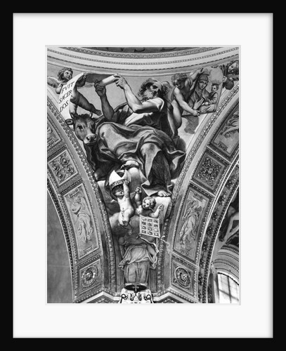 St. Luke, pendentive from the cupola, 1623 by Domenichino