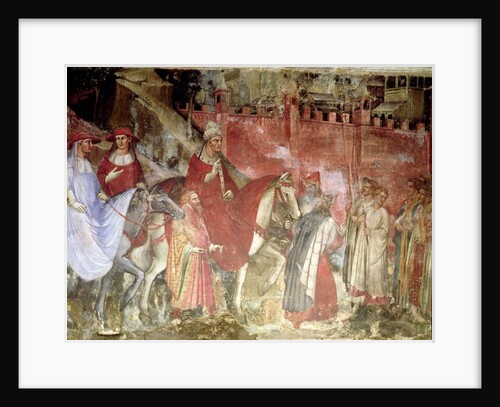 The History of Pope Alexander III: The Entrance of the Pope and Emperor Frederick Barbarossa into Rome, 1407 by Aretino Luca Spinello or Spinelli
