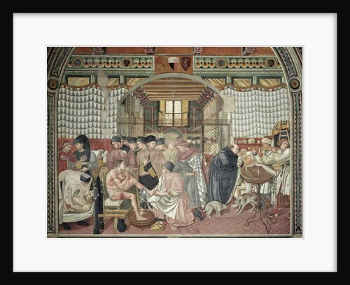 Caring for the Sick, 1440-41 by Domenico di Bartolo