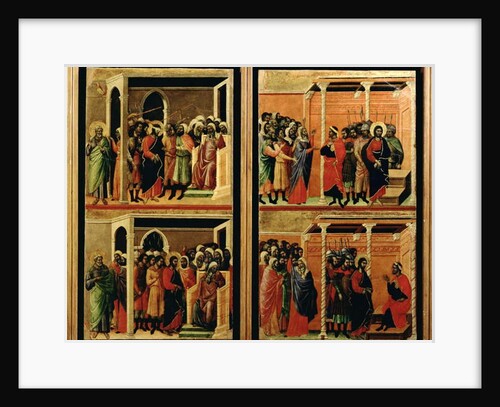 Maesta: eleven scenes from the Passion, 1308-11 by Duccio di Buoninsegna