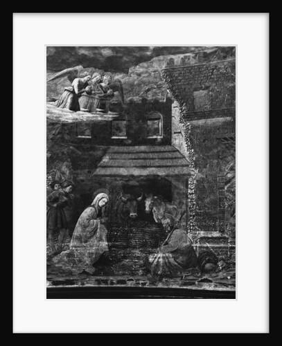 The Nativity, one of the scenes from the fresco cycle of the Life of the Virgin in the apse of the Cathedral by Fra Filippo Lippi