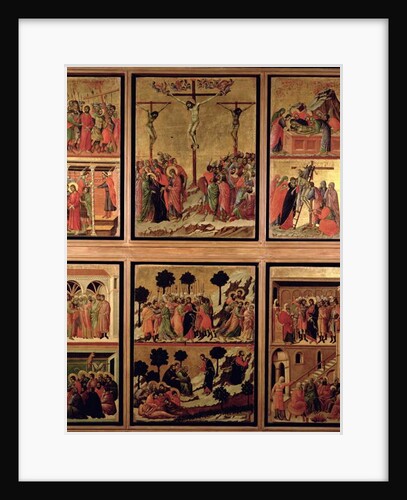 Maesta: eleven scenes from the Passion, 1308-11 by Duccio di Buoninsegna