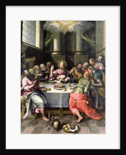 The Last Supper, 1611 by Denys Calvaert or Calvart