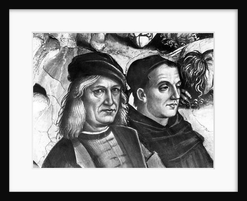 Portrait of Luca Signorelli and Fra Angelico by Luca Signorelli