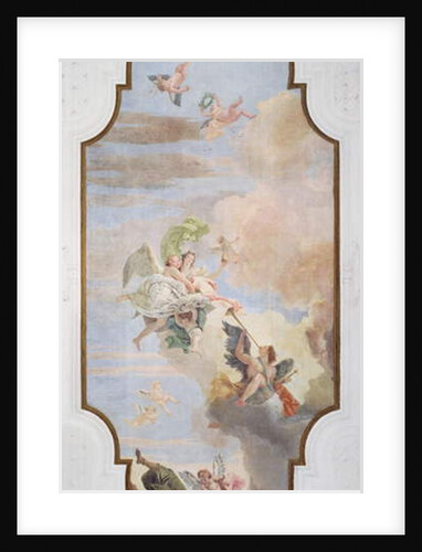 The Triumph of Fortitude and Prudence by Giovanni Battista (1696-1770) Tiepolo