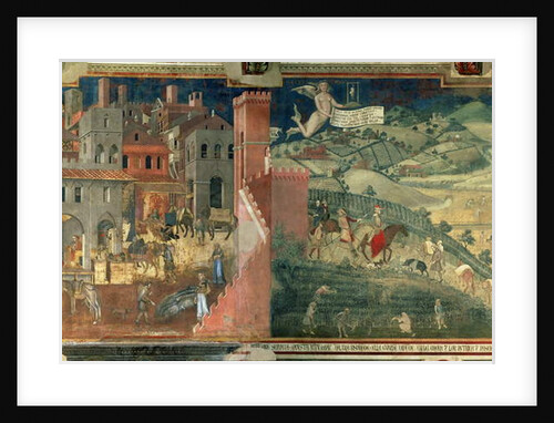 Effects of Good Government, c.1338 by Ambrogio Lorenzetti