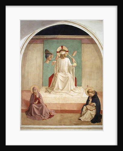 Christ Mocked in the Presence of the Virgin and Saint Dominic by Fra Angelico