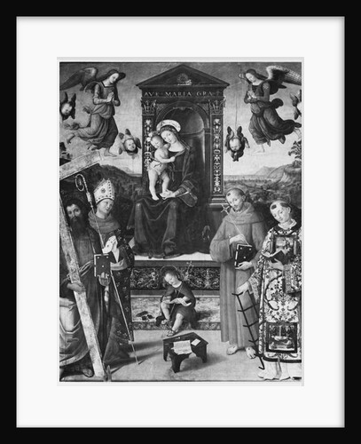 Sacred Conversation, 1508 by Bernardino di Betto Pinturicchio