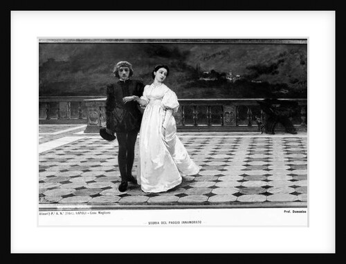 The Page in Love by Domenico Morelli