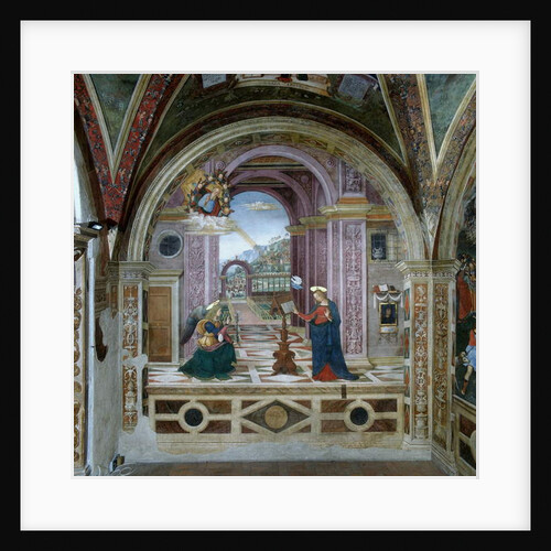 Annunciation by Bernardino di Betto Pinturicchio