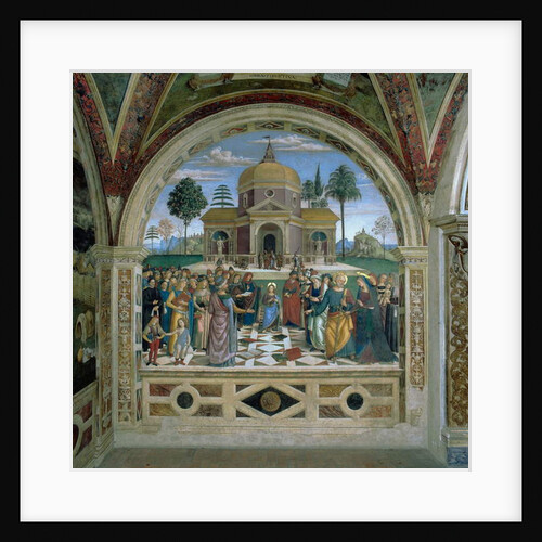 Discussion in the Temple by Bernardino di Betto Pinturicchio