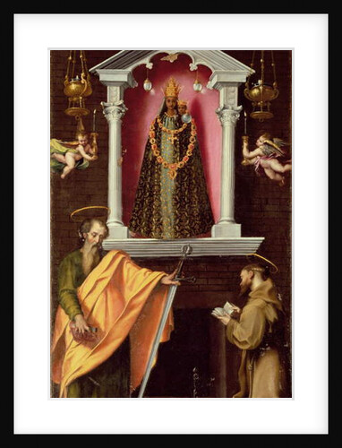The Madonna of Loreto with Saint Paul and Saint Francis by Francesco Vanni