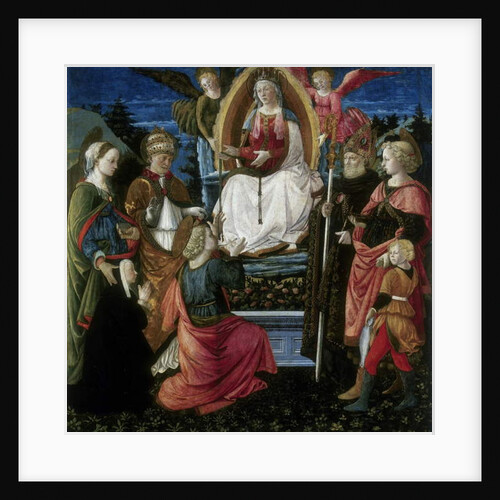 The Madonna of the Belt with Saints by Filippo & Fra Diamante Lippi