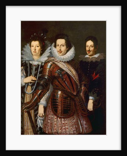 Portrait of Marie Madeleine of Austria, Cosimo II and Ferdinand II de Medici, c.1640 by Justus Sustermans