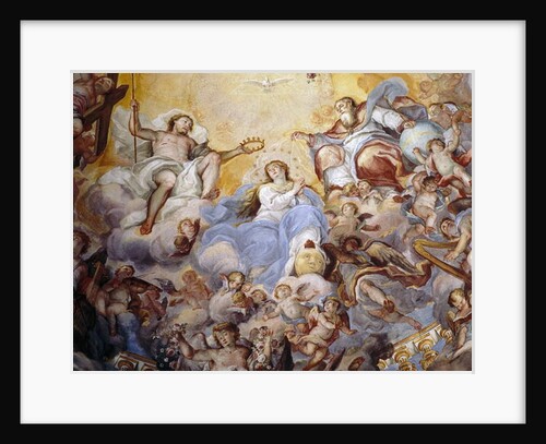 Coronation of the Virgin, 1725 by Giovanni Tuccari