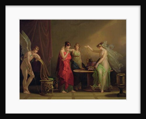 The Legend of Cupid and Psyche, 18th century by Angelica Kauffman