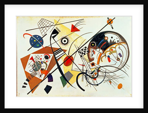 Intersecting Lines, 1923 by Wassily Kandinsky