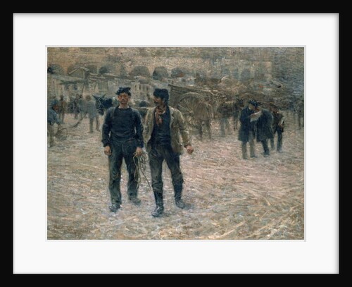 Piazza Caricamento, Genoa, 1891 by Plinio Nomellini