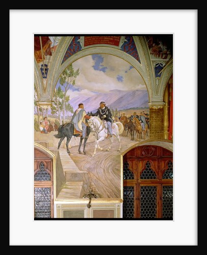 The Meeting Between Giuseppe Garibaldi and King Vittorio Emmanuele II on the 26th of October 1860 at Teano, Italy, 1886 by Pietro Aldi