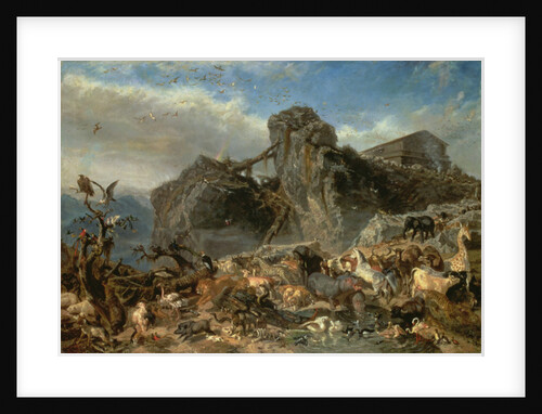 Animals Leaving the Ark, Mount Ararat by Filippo Palizzi